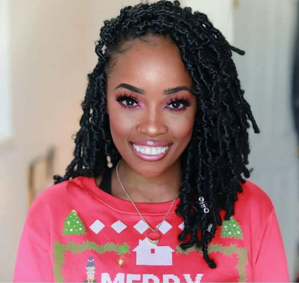 ( US ONLY) FAST SHIPPING DBL | Toyotress® Butterfly Locs Pre-Looped Distressed Locs Braiding Synthetic Crochet Hair Extensions Toyotress